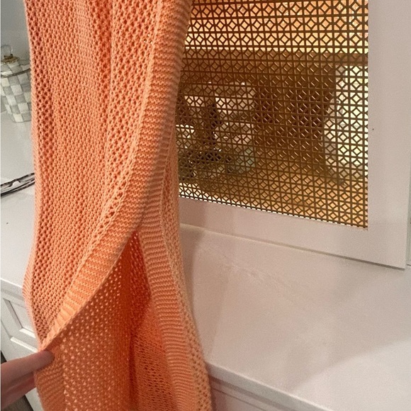 Young Fabulous and Broke Orange Santorini Crochet Maxi Dress Extra Small XS - Picture 5 of 5